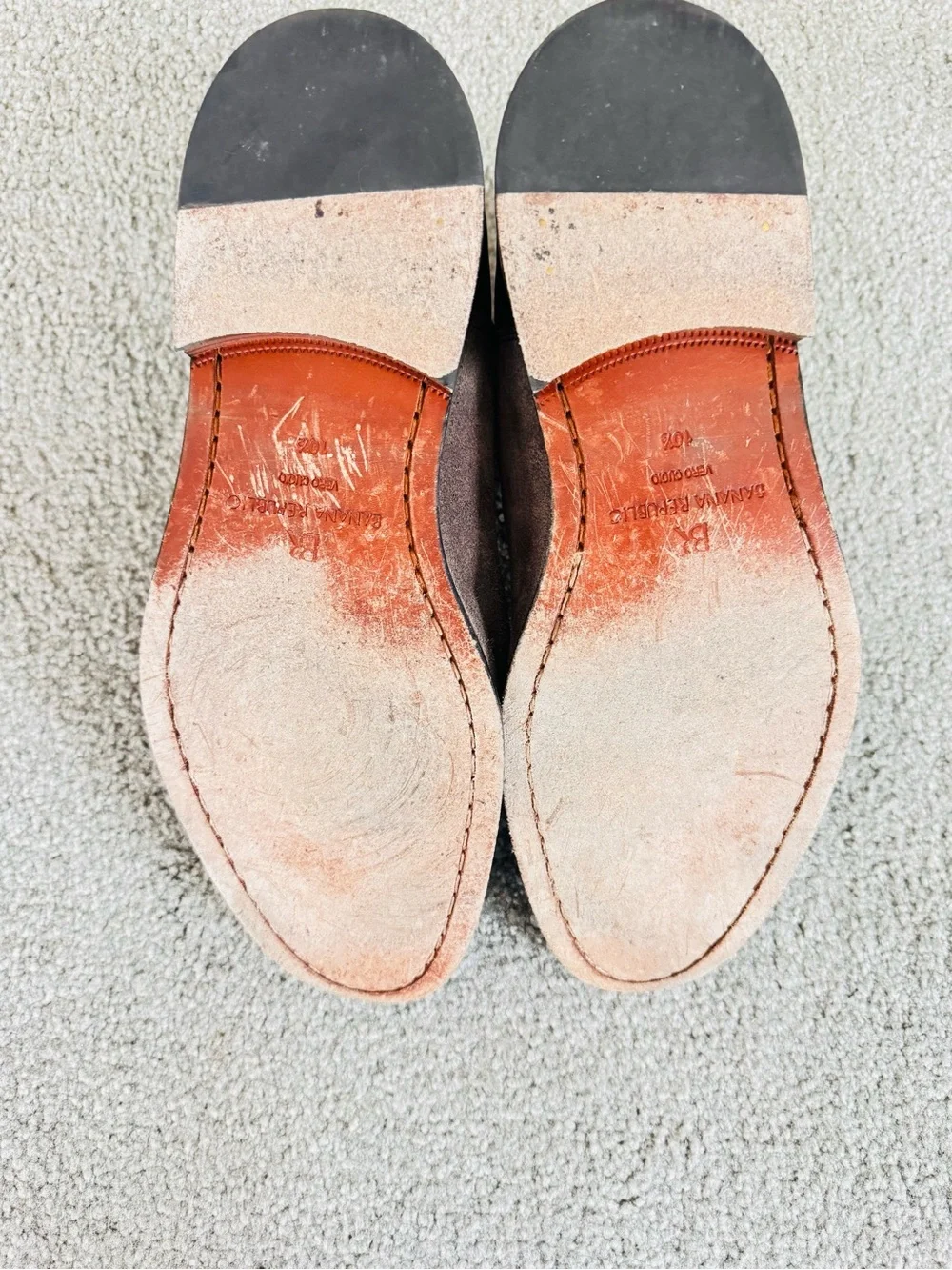 Banana Republic Men's Suede Chukka Boots - Gray